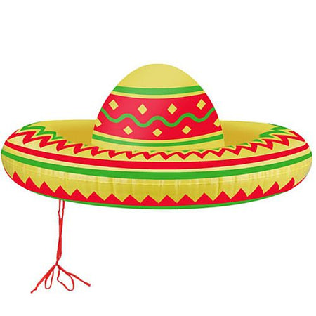 Click to view product details and reviews for Inflatable Mexican Sombrero 53cm.