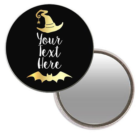 Click to view product details and reviews for Personalised Pocket Mirror Witch Please.