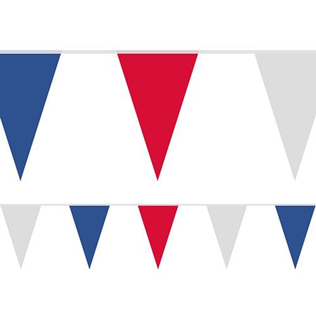 Click to view product details and reviews for Red White And Blue Fabric Pennant Bunting 24 Flags 8m.