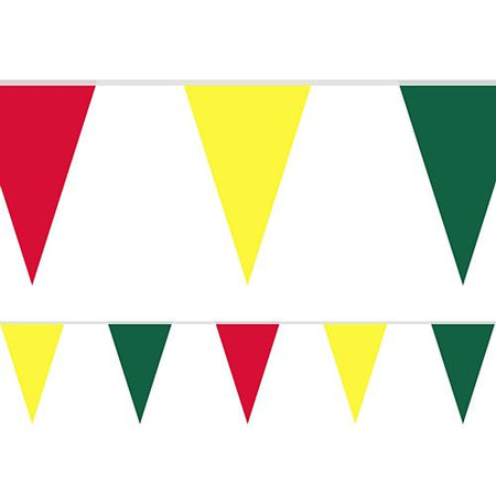 Fiesta Fabric Pennant Bunting 24 Flags 8m