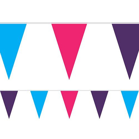 Unicorn Fabric Pennant Bunting 24 Flags 8m