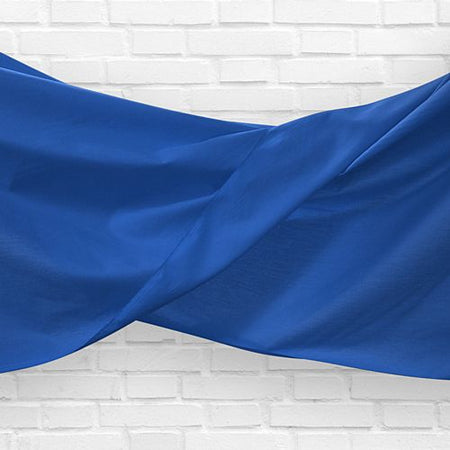 Royal Blue Fabric Drapes 11m Wide Per Metre
