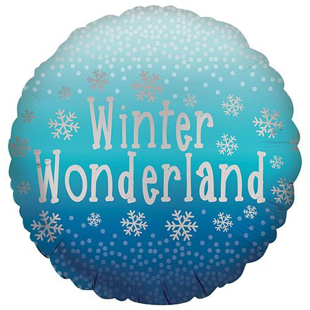 Winter Wonderland Satin Foil Balloon 18