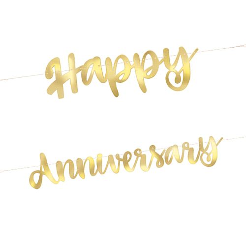 Wedding Anniversaries - Silver, Ruby & Gold Supplies | Party Packs