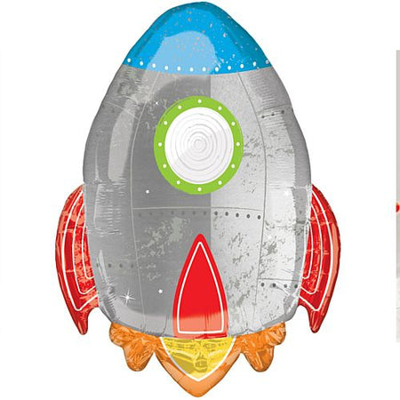 Click to view product details and reviews for Blast Off Birthday Supershape Foil Balloon 73cm.