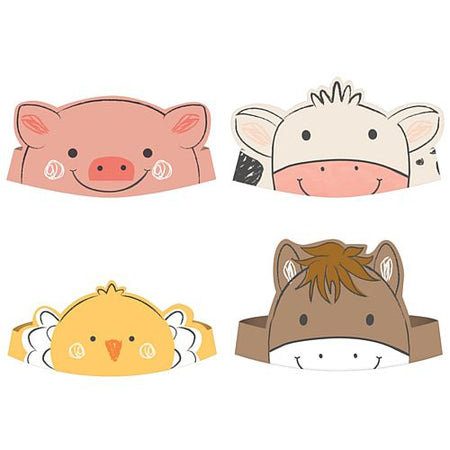 Click to view product details and reviews for Barnyard Birthday Paper Crowns Pack Of 8.