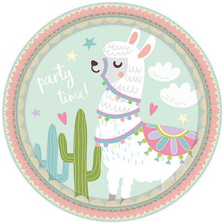 Click to view product details and reviews for Llama Paper Plates 23cm Pack Of 8.