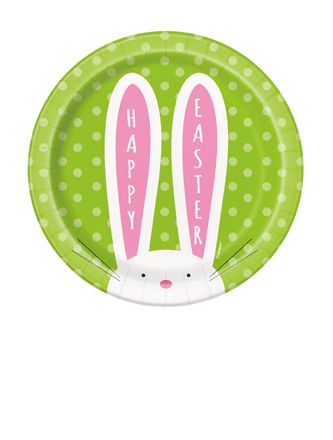 Click to view product details and reviews for Cute Easter Round Dessert Plates 18cm Pack Of 8.