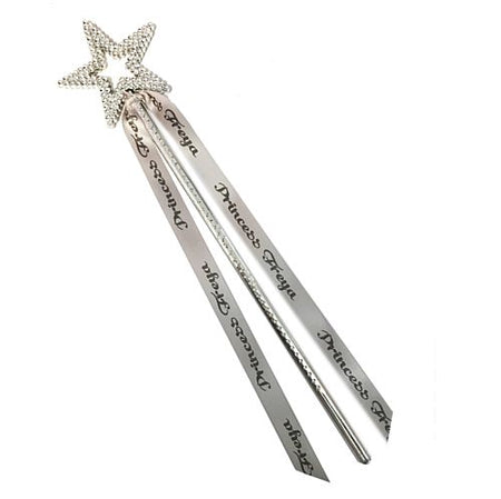 Click to view product details and reviews for Personalised Wand With Silver Ribbon.