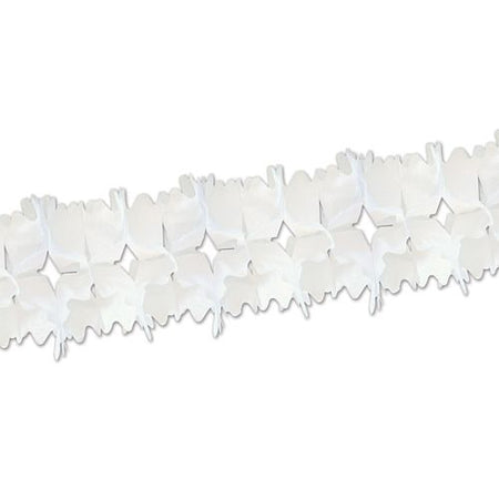 Click to view product details and reviews for Giant White Tissue Garland 44m.