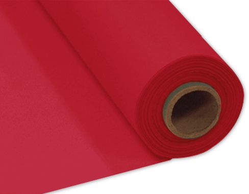 Red Plastic Table Roll - 30.5m x 1m – Party Packs