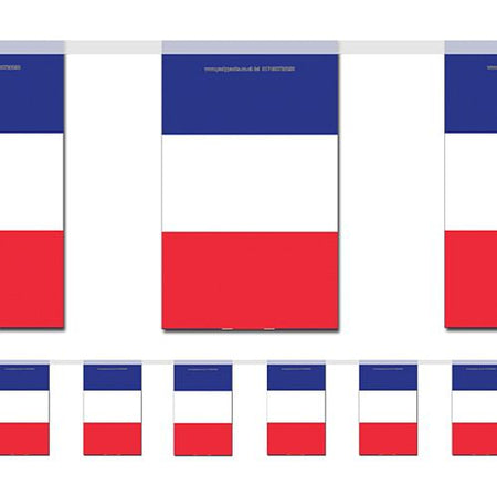 French Large Flag Bunting 4m