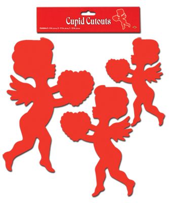 Cupid Cutouts Pack Of 6 9 13