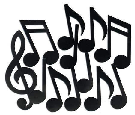 Musical Notes Set Of 12 18