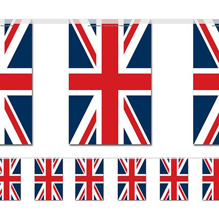 Click to view product details and reviews for British Union Jack Large Flag Bunting 4m.