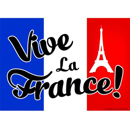 Click to view product details and reviews for Vive La France Poster A3.