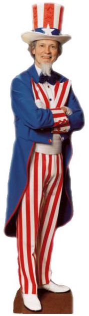 Uncle Sam Cardboard Cutout 191m