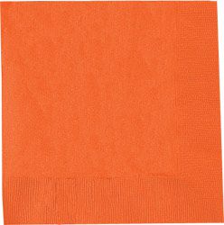 Orange Luncheon Napkins Pack Of 50 33cm