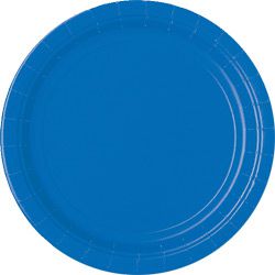 Blue Paper Plates Each 9