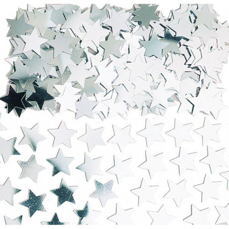Silver Stars Confetti 14g