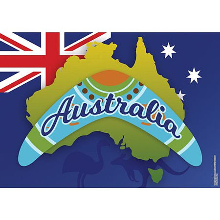 Australia Style Poster A3