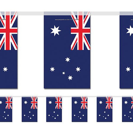 Australian Large Flag Bunting 4m