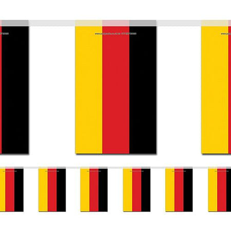 German Large Flag Bunting 4m