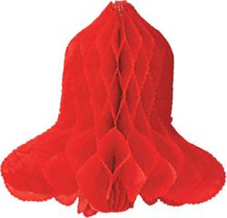 Red Honeycomb Bell 50cm