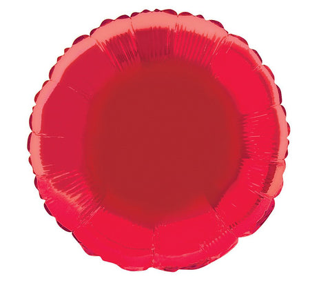 Click to view product details and reviews for Red Round Foil Balloon 18.