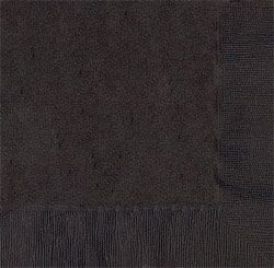 Click to view product details and reviews for Black Luncheon Napkins Pack Of 50 33cm.