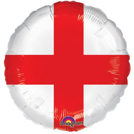 England St Georges Flag Foil Balloon 18