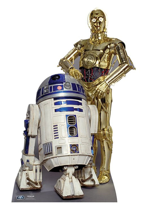 Star Wars C 3po And R2 D2 Cardboard Cutout 166m