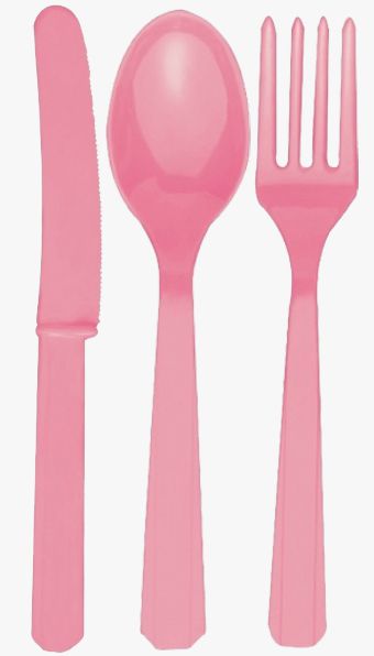 Click to view product details and reviews for Pink Cutlery Pack Of 24.