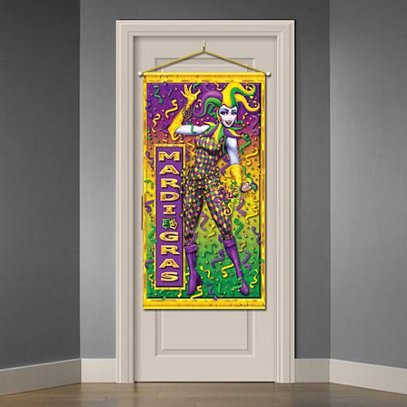 Mardi Gras Door Banner 152m