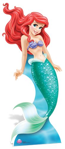 Disney Ariel Lifesize Cardboard Cutout 166m