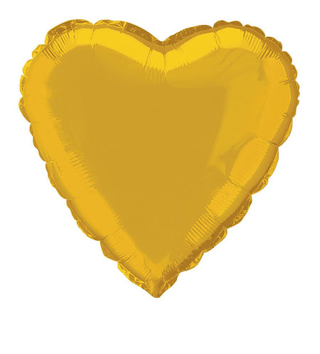 Click to view product details and reviews for Gold Heart Shaped Foil Balloon 18.