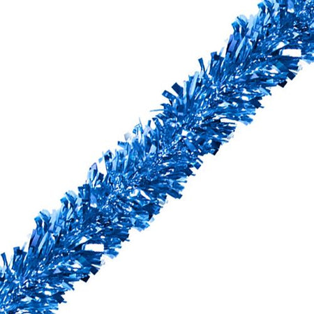 Click to view product details and reviews for Blue Luxury Tinsel Garland 6 Ply 46m.