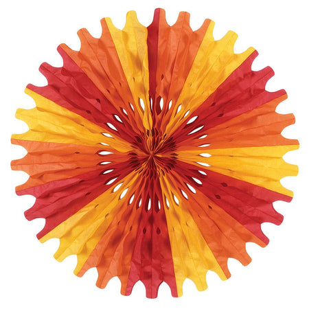 Click to view product details and reviews for Red Orange Yellow Paper Fan 635cm.