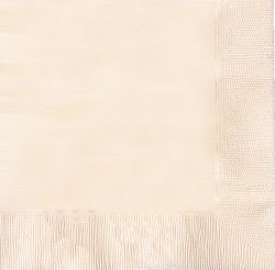 Vanilla Cream Ivory Luncheon Napkins 33cm Pack Of 50