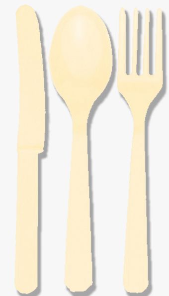 Click to view product details and reviews for Vanilla Cream Ivory Cutlery Pack Of 24.