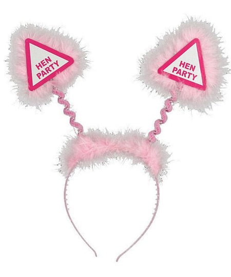 Click to view product details and reviews for Pink Hen Party Warning Sign Head Boppers.