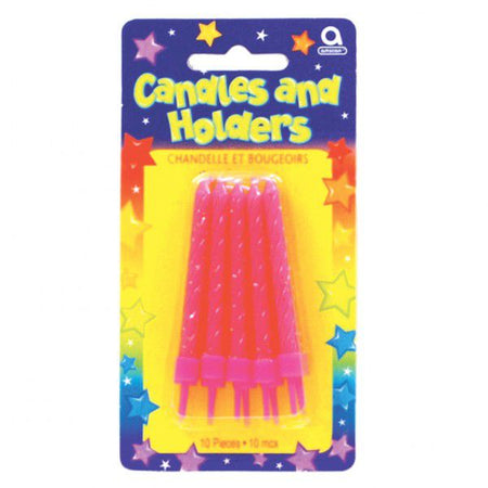 Click to view product details and reviews for Pink Candles Holders Pack Of 10.