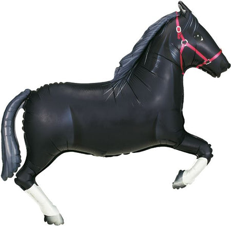 Black Horse Foil Balloon 43