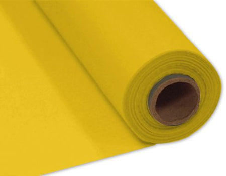 Yellow Plastic Table Roll 305m X 1m
