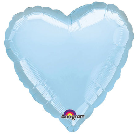 Click to view product details and reviews for Light Blue Heart Shaped Foil Balloon 18.