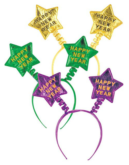 Happy New Year Head Boppers Assorted Colours