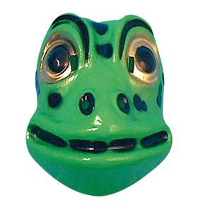 Click to view product details and reviews for Childrens Plastic Frog Mask.