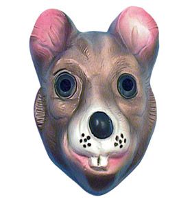 Childrens Plastic Rat Mask