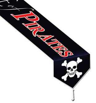Beware Of Pirates Paper Table Runner 183m