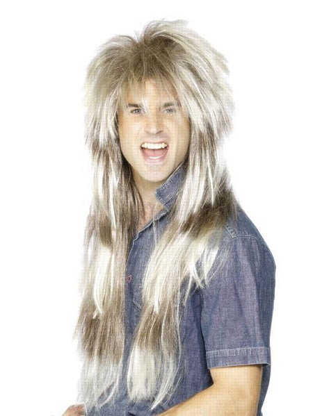 Click to view product details and reviews for 80s Throwback Mullet Wig Blonde Brown.